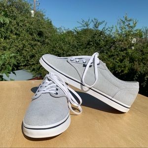 Vans Off The Wall Women's Shoes Size 8 TB4R Blue Striped Canvas